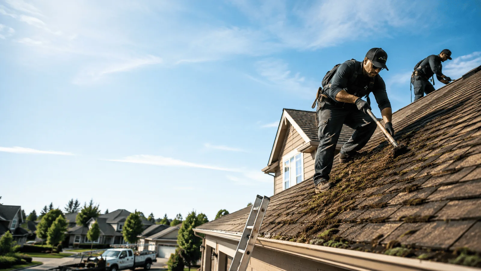Roof Moss Removal in Rochester, WI near me
